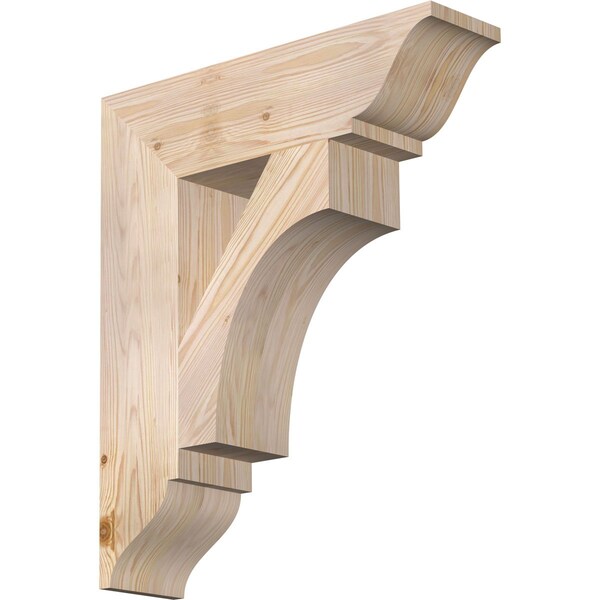Ekena Millwork Westlake Traditional Smooth Bracket, Douglas Fir, 5 1/2"W x 22"D x 26"H BKT06X22X26WTL01SDF - main